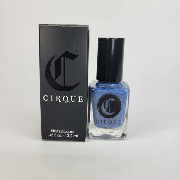 Cirque Nail Polish "Sky Woman" NEW Blue Glitter Shimmer Holo Iridescent Lacquer - Picture 2 of 8